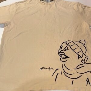 Vintage Platinum Fubu Fat Albert Beige T-Shirt Men’s XXL